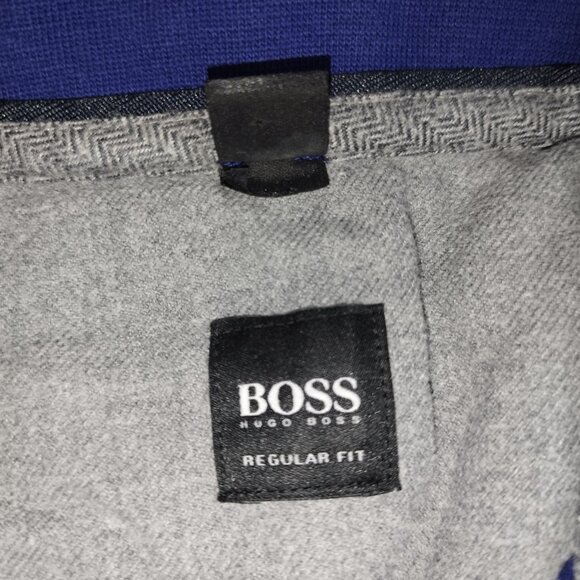 Hugo Boss Men's Striped Polo Shirt Size S Regular Fit Blue/White - Picture 3 of 8